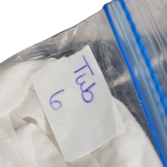 Dolma S/M White Linen Drawstring Pants Elastic Waist & Pockets Pull On Wide Leg - Picture 12 of 12